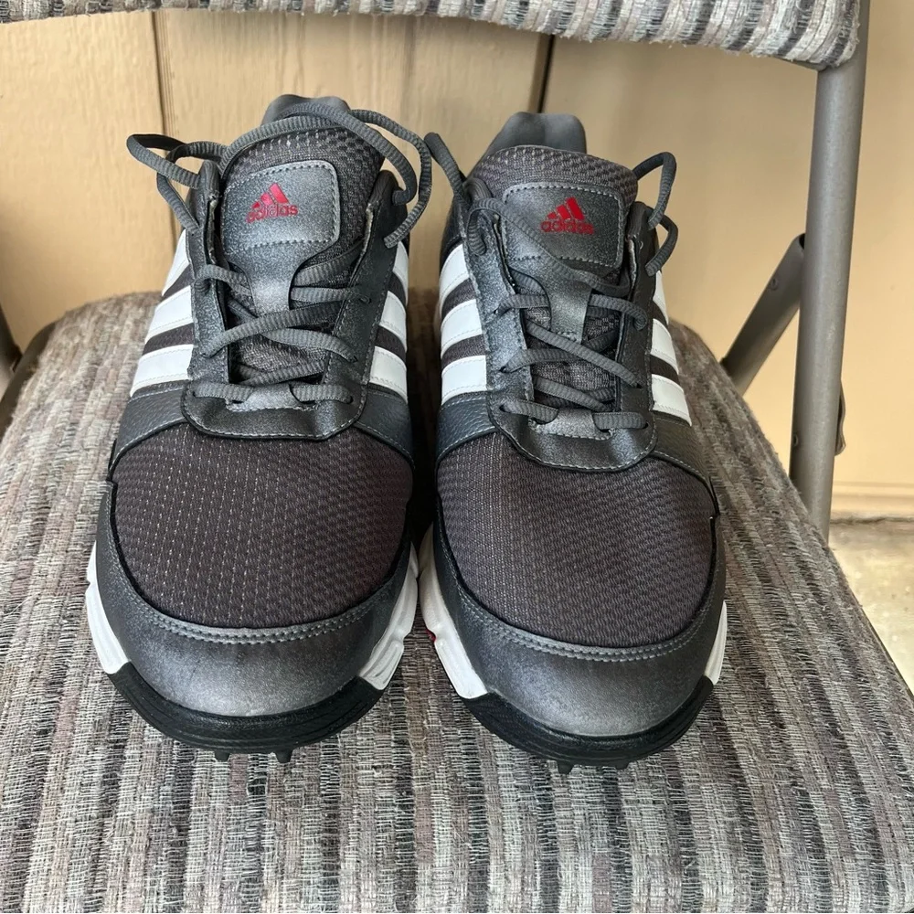 Adidas Men’s Golf Shoes Spiked Gray Size 12.5